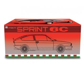Alfa Romeo Sprint 6C Prototipo Autodelta 1982 Rosso alfa Laudoracing 1:18 Resinemodell (Türen, Motorhaube... nicht zu öffnen!)